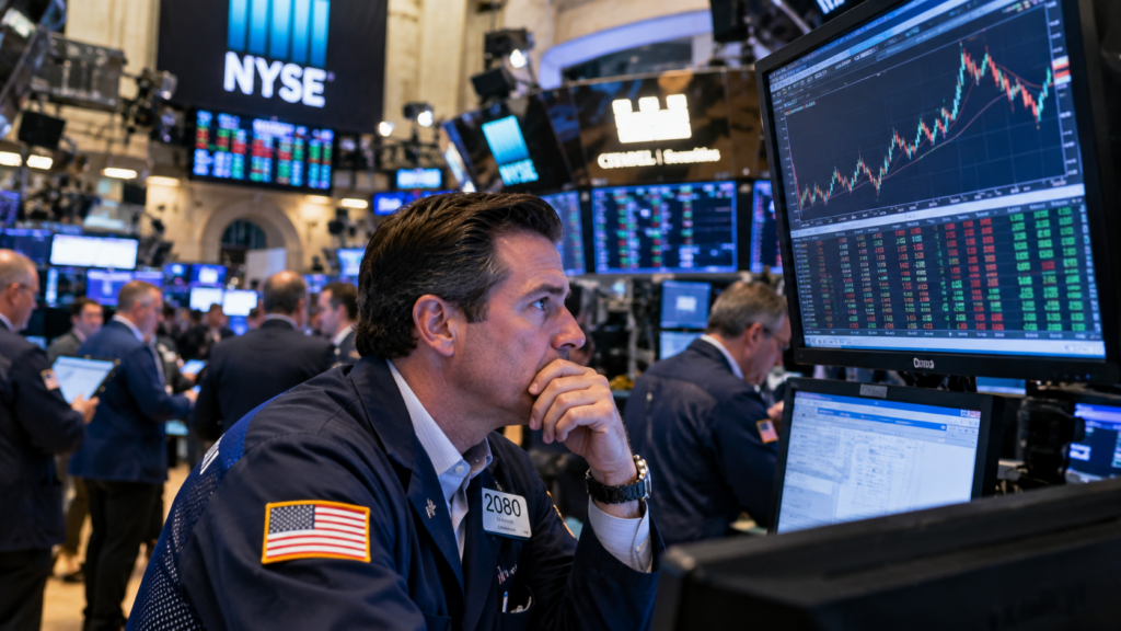 Dow falls 1.25% as oil tops $117 and investors await Fed, big tech earnings